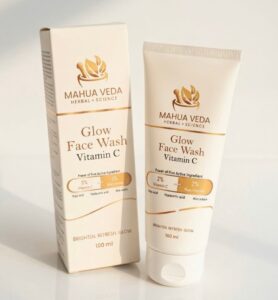 Mahua Glow Face Wash with 2% Vitamin C & 2% Niacinamide , Kojic Acid , Hyaluronic Acid , Alfa Arbutin – Brightening & Refreshing Cleanser (100ml)